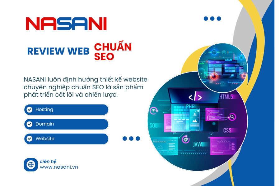 Đánh giá dịch vụ web chuẩn SEO Nasani